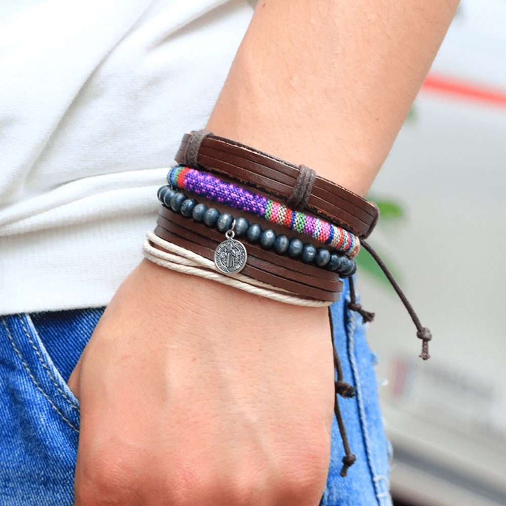 South America Style 4 layers Bracelet - Picture 5 of 5